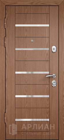 Фото №2 «Входная утепленная дверь с ламинатом цвета орех №6»