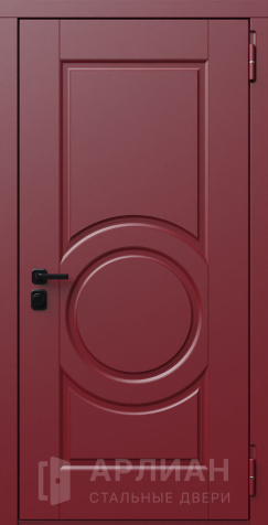 Фото «Входная металлическая дверь со стеклопакетом и защитой №762»